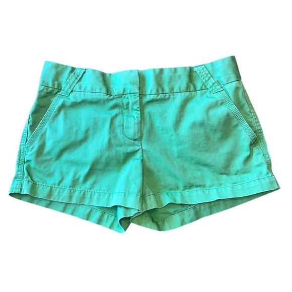 J. Crew Classic Twill City Fit Chino Shorts Green Size 8 - Picture 2 of 9